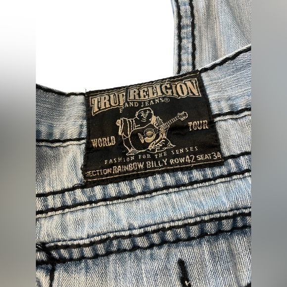 Men's True Religion Rainbow Billy Jeans Sz 42 - Picture 11 of 16